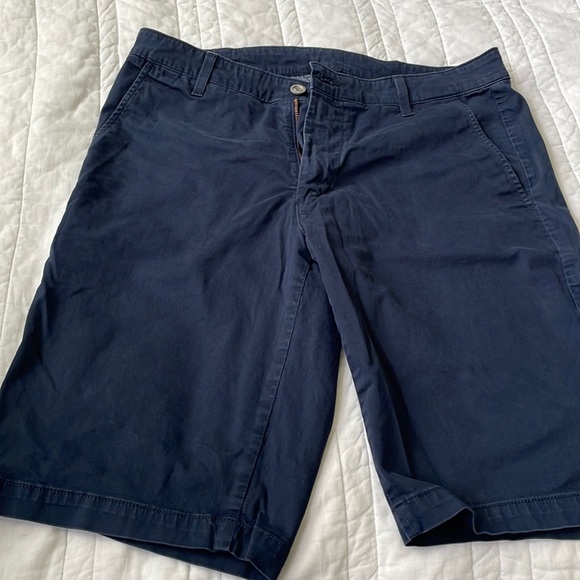 AG Navy Tailored shorts relaxed Griffin style - Picture 1 of 4